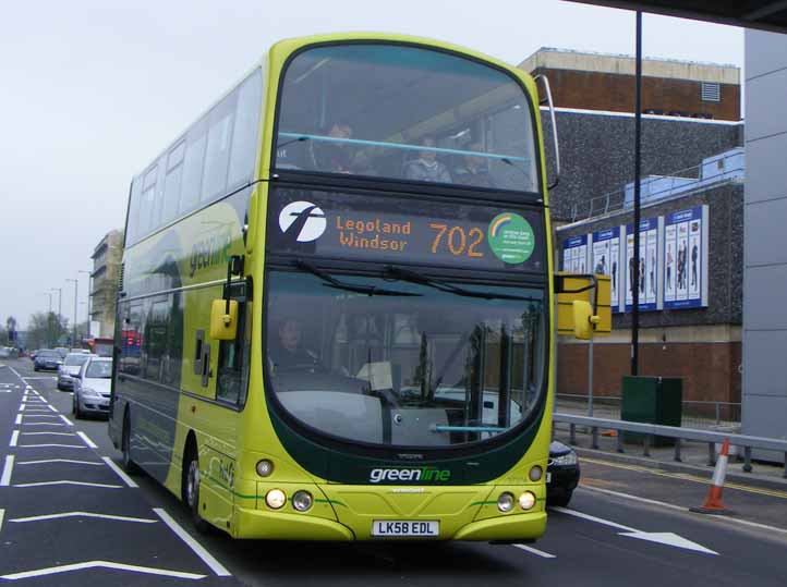 First Beeline Volvo B9TL Green Line Wright 37276